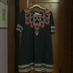 Never worn Aztec inspired sun dress/beach cover up